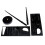 Grande horloge murale noire, 80-120 cm 2