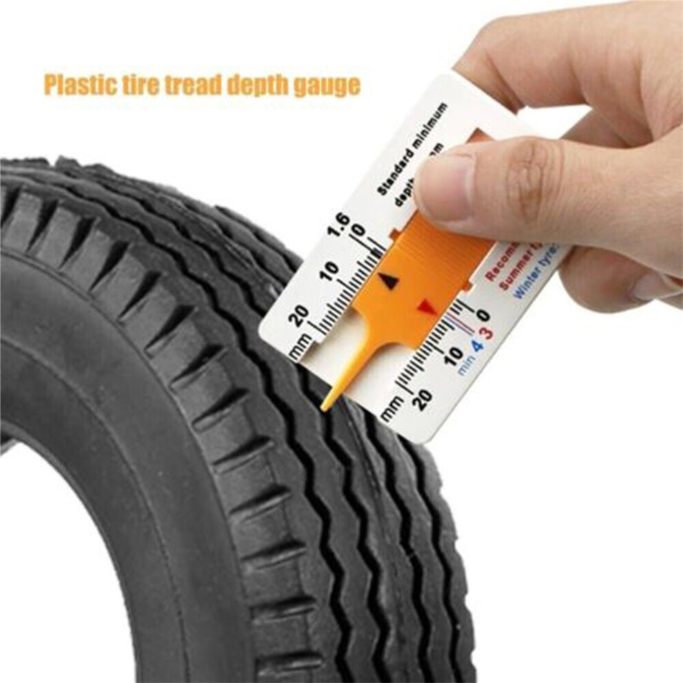 Tyre Tread Depth Gauge Checker Car Wheel Measurer Caliper Credit Card Tire 6951617013133