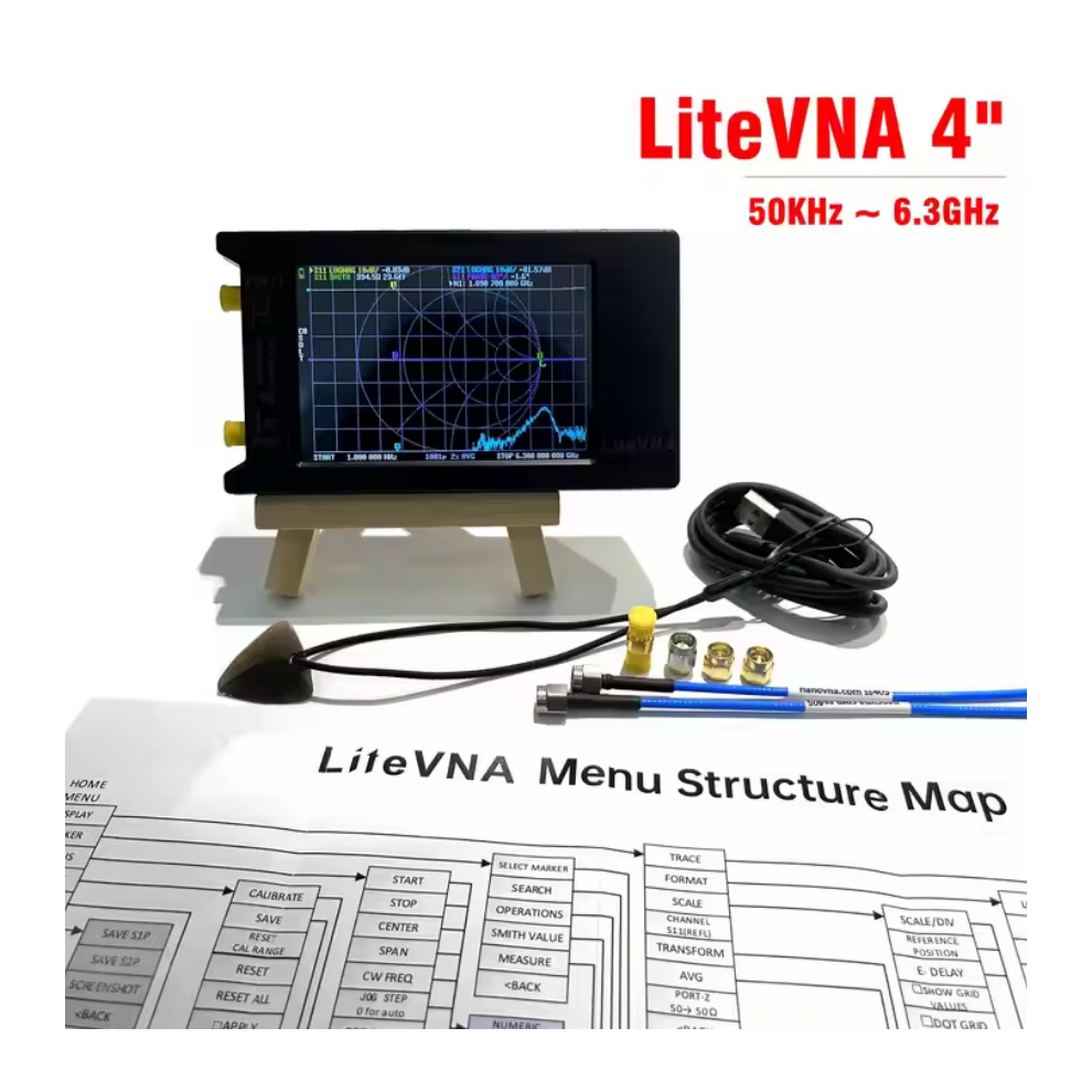 50Khz-6.3Ghz Litevna-64 Vna Analyzer Vector Network Analyzer Antenna Analyzer 6951617013027