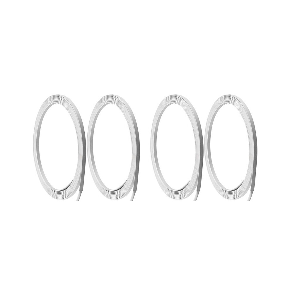 4X White Spring Steel Boning Corset Boning Stays Boning For Sewing Corset Crafts Making, 1/4Inch Width (11 Yards) 4713070330118