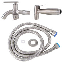 Spruzzatore per Bidet Portatile per WC Attacco per Bidet A Pressione 'Acqua Regolabile per Lavaggio Femminile e Spruzzatore per Pannolini di