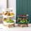 1 pc. 2/3 tier fruit bowl for kitchen table 3