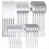 Ensemble de 30 couverts en acier inoxydable 4