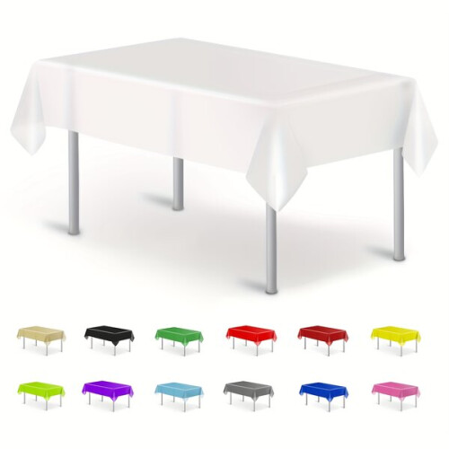 1 nappe en plastique jetable de haute qualité 2