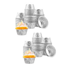 300 Pièces de Papier D'aluminium Cupcake Cupcake Cups Cup Cake Cupcake, Doublures Jetables de Muffins, Tasses de DéTenteurs de Ramekin