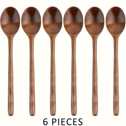 cuillères en bois, 6 pièces. 1