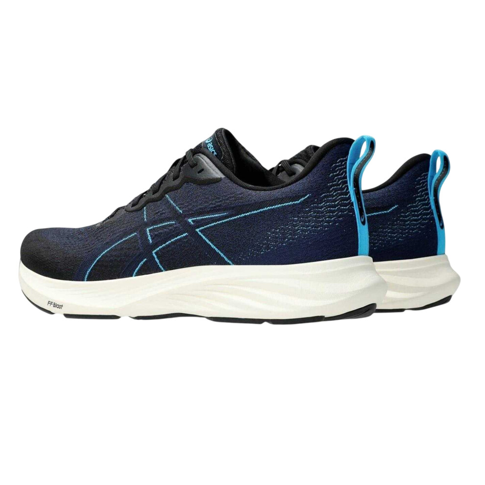 Asics (12 Uk, Black/Blue) Mens Dynablast 4 Cushioned Shoes