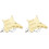 2X Micros de Guitare électrique Pickguard Chargé Assemblage de Plaque à Gratter Précâblé SSS Jaune 1