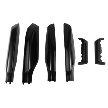 6 Stuks/Set Zwarte Dakdragerrail Eindbeschermingshoes voor Land Prado FJ150 2010-2019