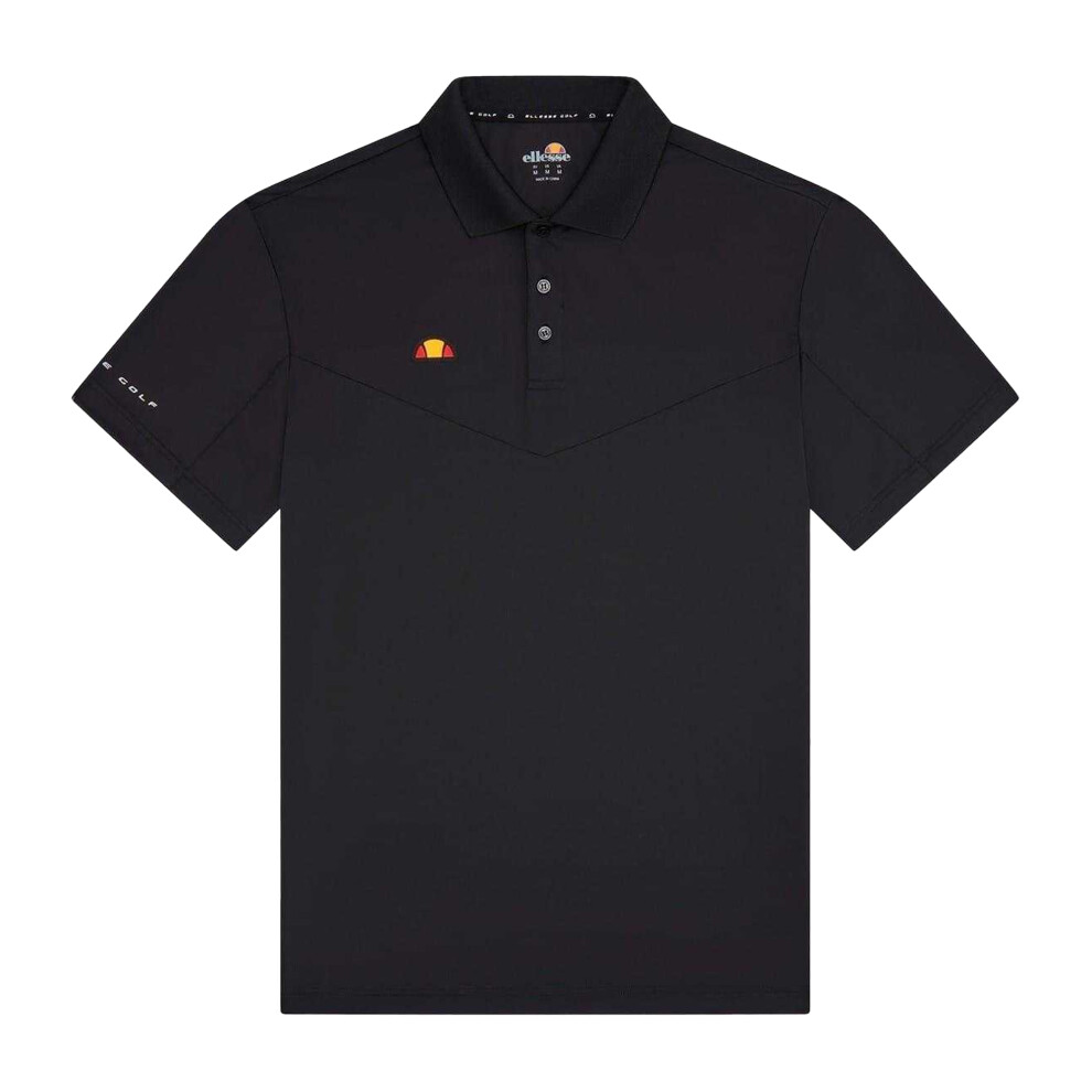 Ellesse (Xs, ) Mens Alsino Polo Shirt Black