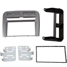 2 Din Autoradio Fascia Fit pour Grand Punto 2005-2009 Montage de Dash de Roue Gauche Installation Garniture Cadre Kit StéRéO