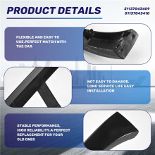 Garniture de Couvercle de Moulage de Phare Avant de Voiture pour E46 330I 330Xi 325I 325Xi 2001-2005 51137043409 51137043410