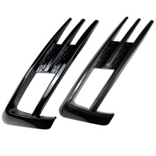 2X pour 7 MK7 2014 2015 2016 2017 Le Pare-Choc Avant Lumière de Brume Grilles Feu de Brouillard Garniture de Couverture de Sourcil Motif En Noir