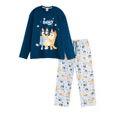 (M, Multicoloured) Bluey Mens Family Long Pyjama Set