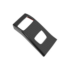 Auto Carbon Fiber Rear Air Condition Vent Outlet Frame Anti-Kick Panel Cover Trim für 2021 2022 RHD