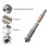 For Qidi Plus4 Bimetal Nozzle Quick Removal Ceramic Insulation Integration 0.4mm Nozzles HighTemperature Resistance 3PCS 2