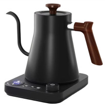 900ML Elektrische Waterkoker met Zwanenhals, 1200W Waterkoker, Temperatuurregeling, LCD-Scherm, Automatische Uitschakeling, Overschenken van Koffie,