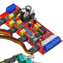 2.0 Power Amplifier Tone Front Plate High School Bass Adjustment Hi-Fi NE5532 Front Module