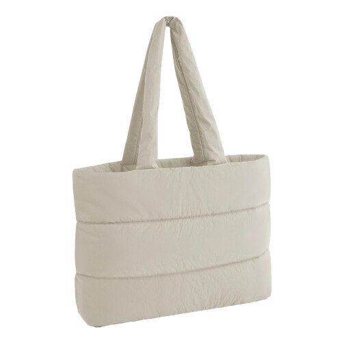BagBase (One Size, Natural Stone) Bagbase Plain Quilted Tote Bag