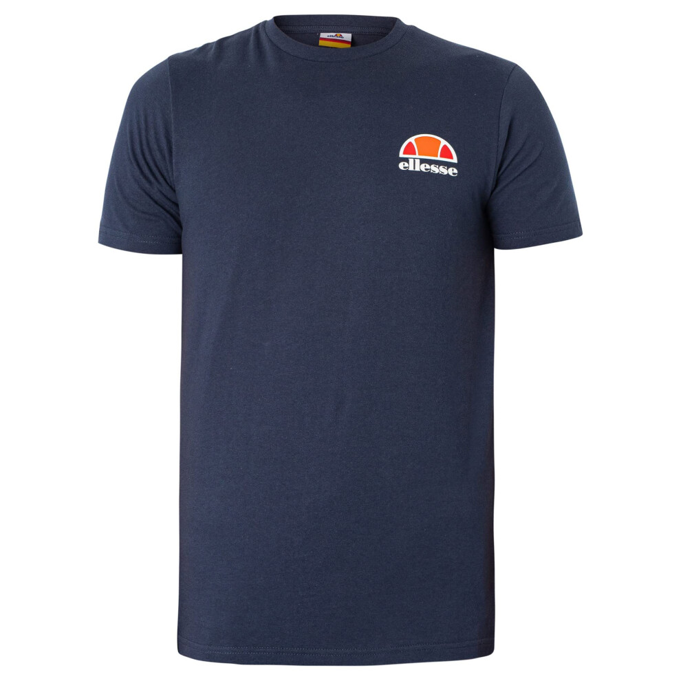Ellesse (S, Navy) Mens Canaletto T-Shirt Blue,Multicoloured