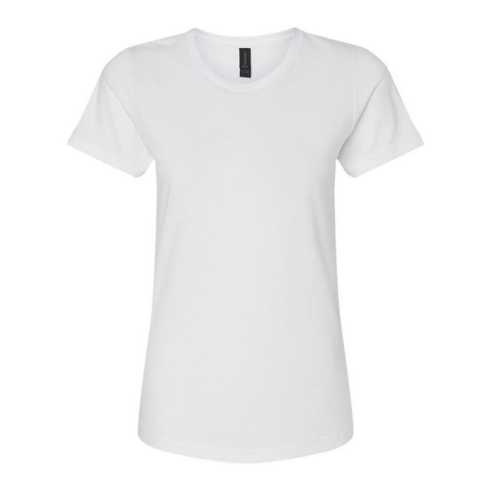 Gildan (L, ) Womens/Ladies Softstyle Midweight T-Shirt White
