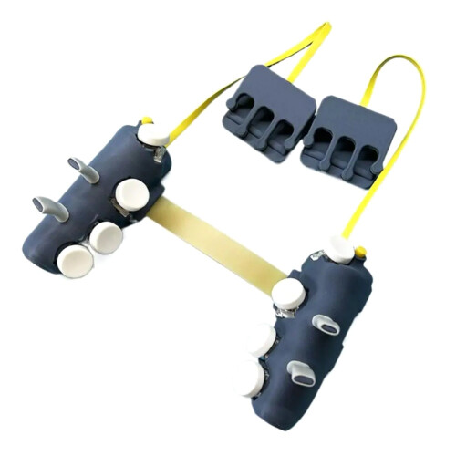 DIY 3D Tablet Game Controller Tablet Game Handle 8 Buttons Pulse Continuous Shooting, for PUBG Gamepad for Tablet
