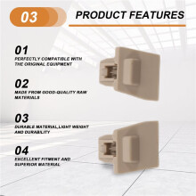 1Pair Car Roof Handle Buckle Clip Kit for 5 Series 2012-2016 523Li 520Li/525Li/528Li Handle Clips Folding Buckle B