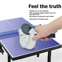 Manette de Jeu VR en Forme de Raquette de Tennis de Table pour Casque de Réalité Virtuelle pour Meta Quest 3 / 3S Poignée de Raquette pour Jeux de
