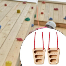 Trave di Arrampicata In Legno, Trave di Arrampicata Portatile, Attrezzo per Rafforzare Le e Migliorare La Presa Durante Le Trazioni.