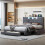 King Size Bed-5ft (150x200cm) Double Bed Frame 4