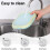 Lunch Saver Avocado Saver Onion Storage, 8 Polegadas Reutilizáveis para Frutas, Vegetais e Alimentos, Ideais para Sanduíches de Frutas 4