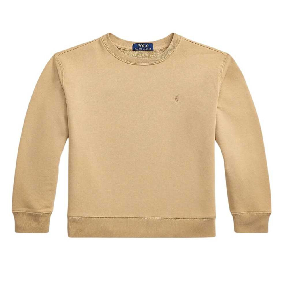 Ralph Lauren (4 Years, Vintage Khaki) Childrens/Kids Logo Ribbed Regular Sweatshirt Multicoloured