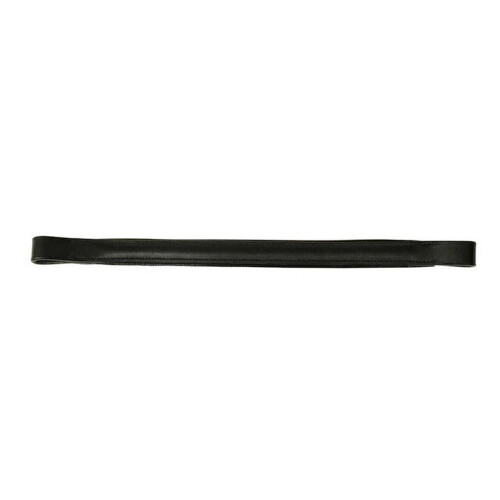 (Cob, Black) Kincade Classic Leather Plain Horse Browband