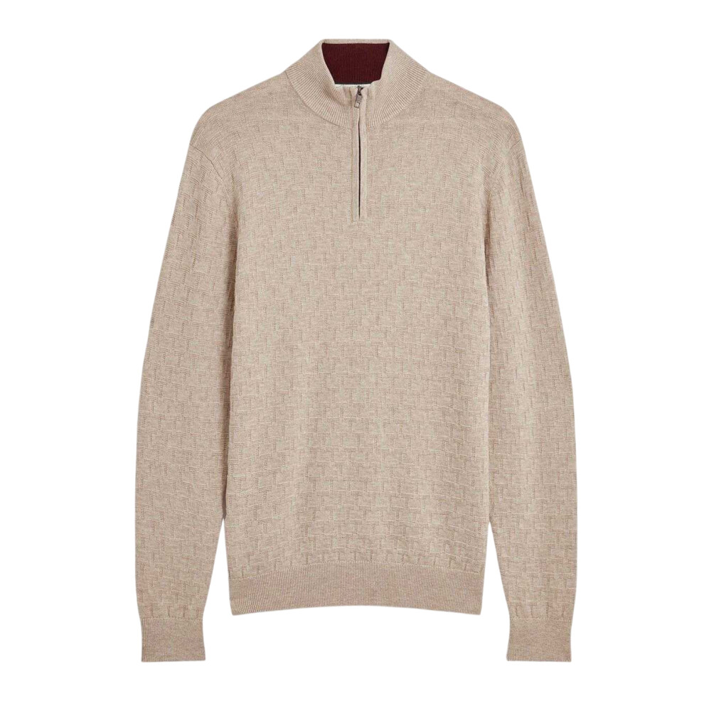 Ted Baker (L, Natural) Mens Sweater Top Multicoloured
