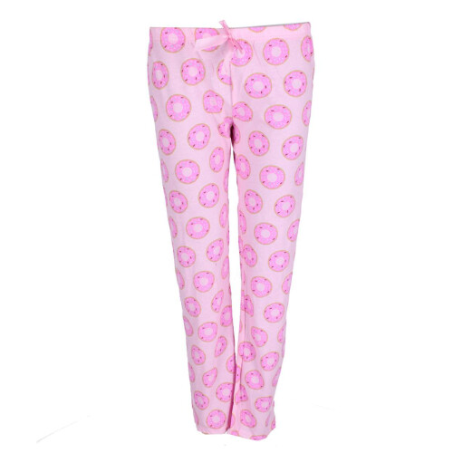Roll Outta Bed Women's Patterned Knit Open Bottom Pyjama Pants