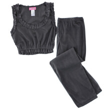 Love to Sleep Ladies Pointelle Crop Tank Pyjama Set