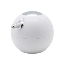 (WHITE) 380Ml Soap Dispenser Sanitizer Emulsion Separate Bottle for Kitchen Bathroom Spherical Hand Soap Lotion Bottle Pressing