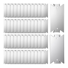 100PCS Nails Plates for Studs - Safety Plates for Plumbing and Wiring Protection - 1.5 X 2.5 Inches Cable Protectors