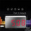 Digital Clock TEMP Date 3 Alarms Power-Off Memory Table Clock USB Powered Always  12/24H Night Mode LED Clock 7