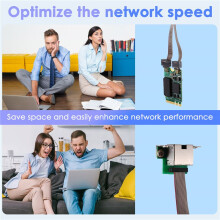M.2 A+E KEY 5Gbps Gigabit Netwerkkaart RJ45 Poort RTL8126 Chip PXE Schijfloze Boot E-Sports Game Netwerkkaart voor Win10/8/7