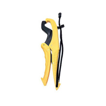 (Yellow,L(25cm))Plastic Fish Grip Fishing Holder Floating Lip Grabber Lanyard Plier Tool Fishing