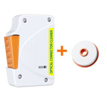 Fiber Optic Cleaner Cassette+Cleaning Core Fiber End Face Cleaning Box Pigtail Cleaner for SC/FC/ST/LC Cleaner Tool A