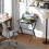 Homcom HOMCOM 70 cm Folding Computer Desk for Small Spaces Bedroom, Black 1