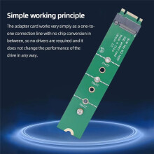 M.2 NGFF AHCI PCIE Interface Riser Card Male to Female M2 SSD Interface Test Protection Card B+M/M Key Slot M2