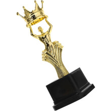 2 kpl Delicate Athlete Trophy Jalkapallo Urheilija Trophy - Koriste muovinen Jalkapallo Ottelu Trophy Athlete