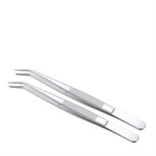 (2pcs) 2/5pcs Stainless Steel Multi-Purpose Tweezers,Sewing,Nail Art,Eyebrow Threading,Jewelry Clamping,Sewing Machine and DIY Projects