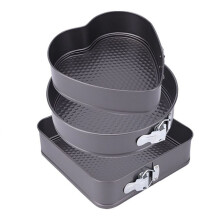 3Pcs Springform Cake Pan Non-Stick Cheese Cake Pan, Removable Bottom Leakproof Cake Pan for Baking Enthusiast