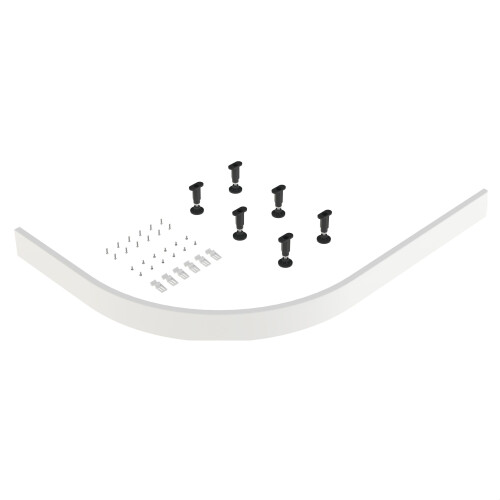 Balterley Shower Tray Leg Set & Plinth Kit - White - 900mm Panel