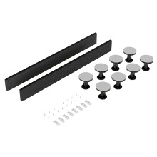 Shower Tray Leg Set - Slate Grey - For 1000mm Square & Rectangular Resin Trays