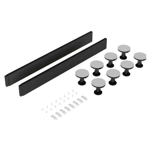 Balterley Shower Tray Leg Set - Slate Grey - For 1000mm Square & Rectangular Resin Trays